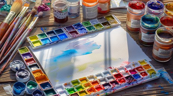 Aquarelle sennelier extra-fine : choisir le bon support de travail pour cette peinture