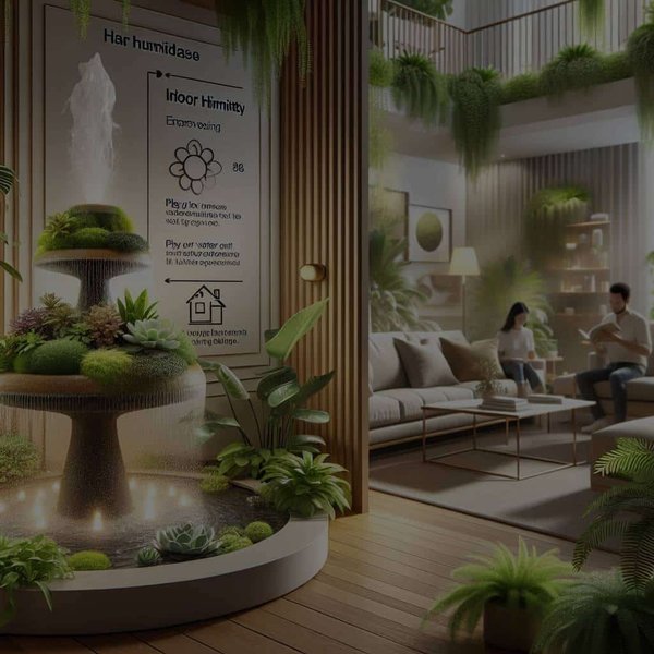 Comment intégrer une fontaine d'intérieur pour améliorer l'humidité de l'air et le bien-être ?