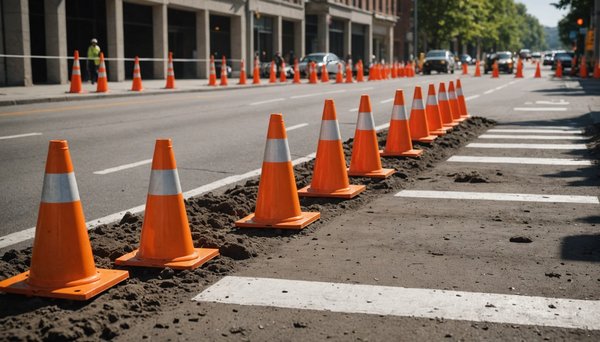 Découvrez les cônes de chantier : sécurité et praticité